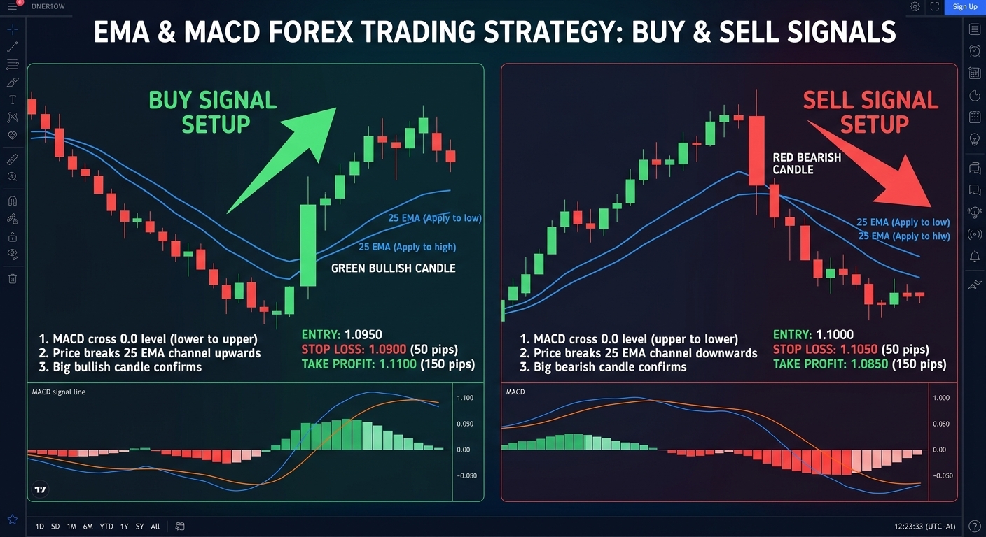 Master Forex Trends: Unlock 300 Pips With EMA & MACD